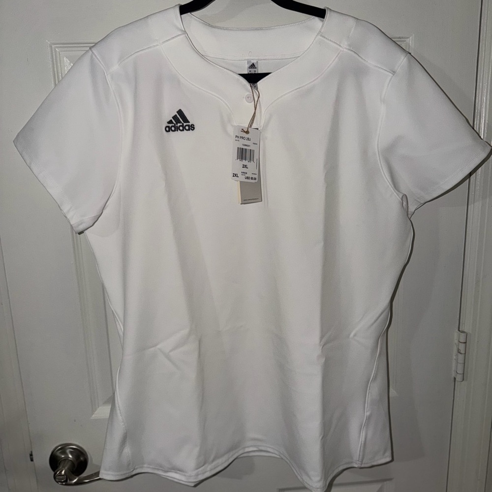 Adidas PH Pro 2BJ Women’s Performance Top | White | Size 2XL | NWT - Picture 2 of 5